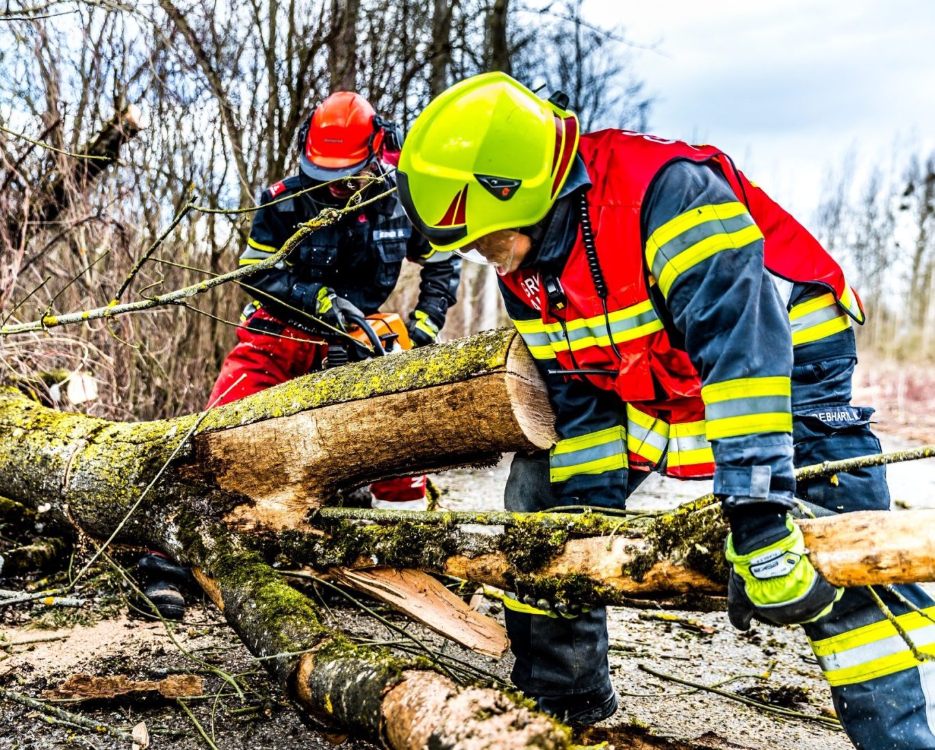 Feuerwehreinsatz-Technische Hilfeleistung bei einem Unwettereinsatz