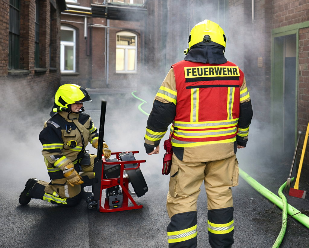 RAMFAN Feuerwehrlüfter im Einsatz