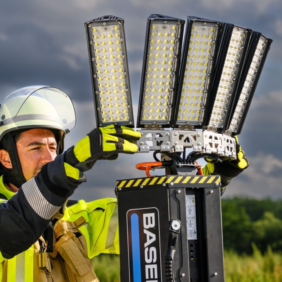 BASELIGHT 320X Battery - autark im Einsatz.